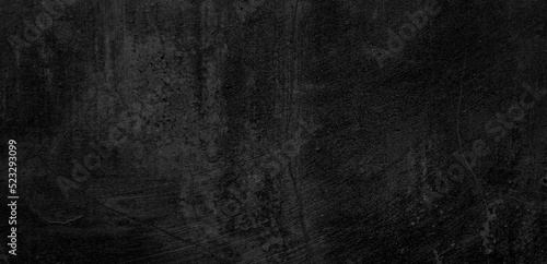 Elegant black illustration with grunge texture. Concrete wall. Abstract black background with dark paint texture.Dark texture.