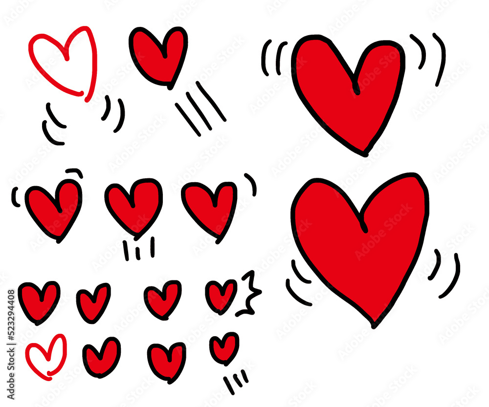 装飾付き　ハートワールド