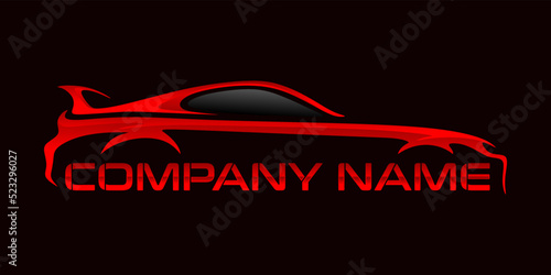 modern car logo. for the automotive industry