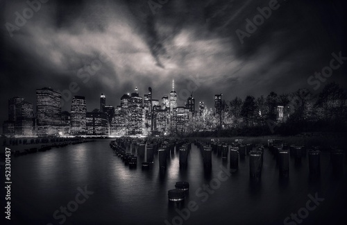 storm over the city new York © adrian