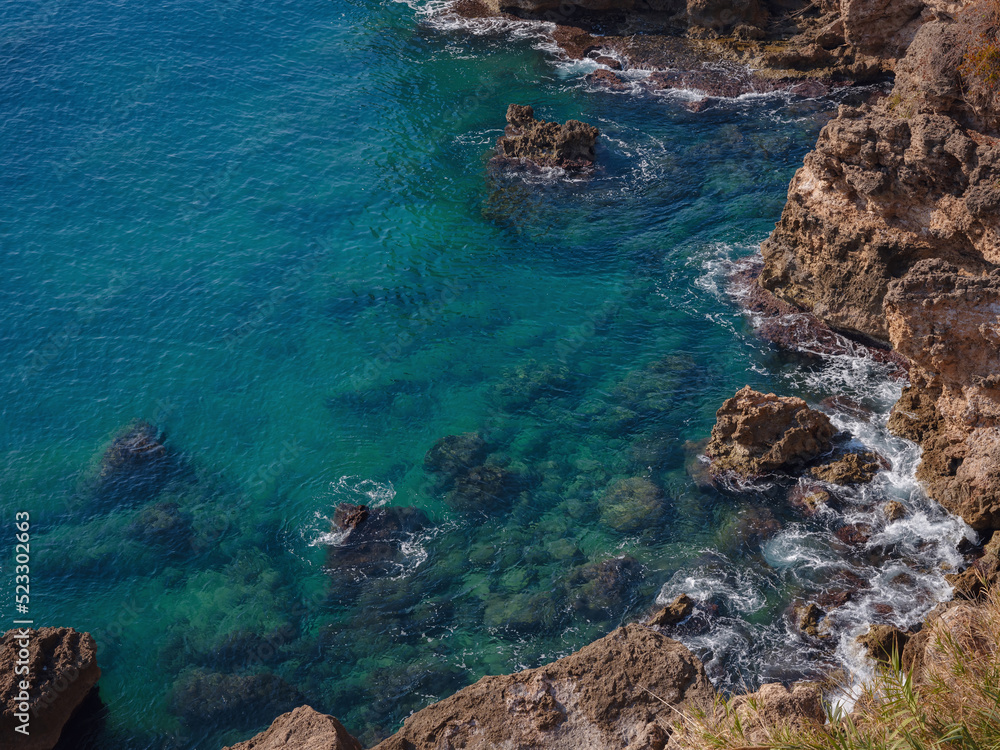 picturesque Mediterranean coast off Antalya. travel to turkey, old town Kaleci. discover interesting places and popular attractions and walks. picturesque Mediterranean coast off Antalya. travel to turkey, old town Kaleci. discover interesting places and popular attractions and walks.