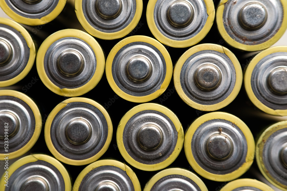 Close up of the battery positive pole arrangement, top view
Close up of the battery positive pole arrangement, top view