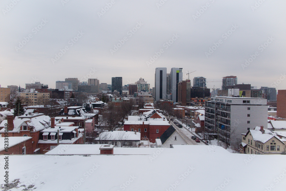 Ottawa, Canada turned into a winter-land