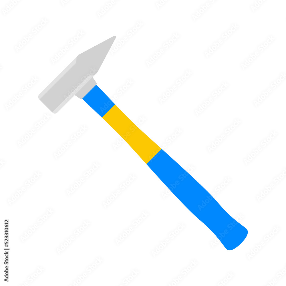 Hammer isolated on white background Hammer isolated on white background