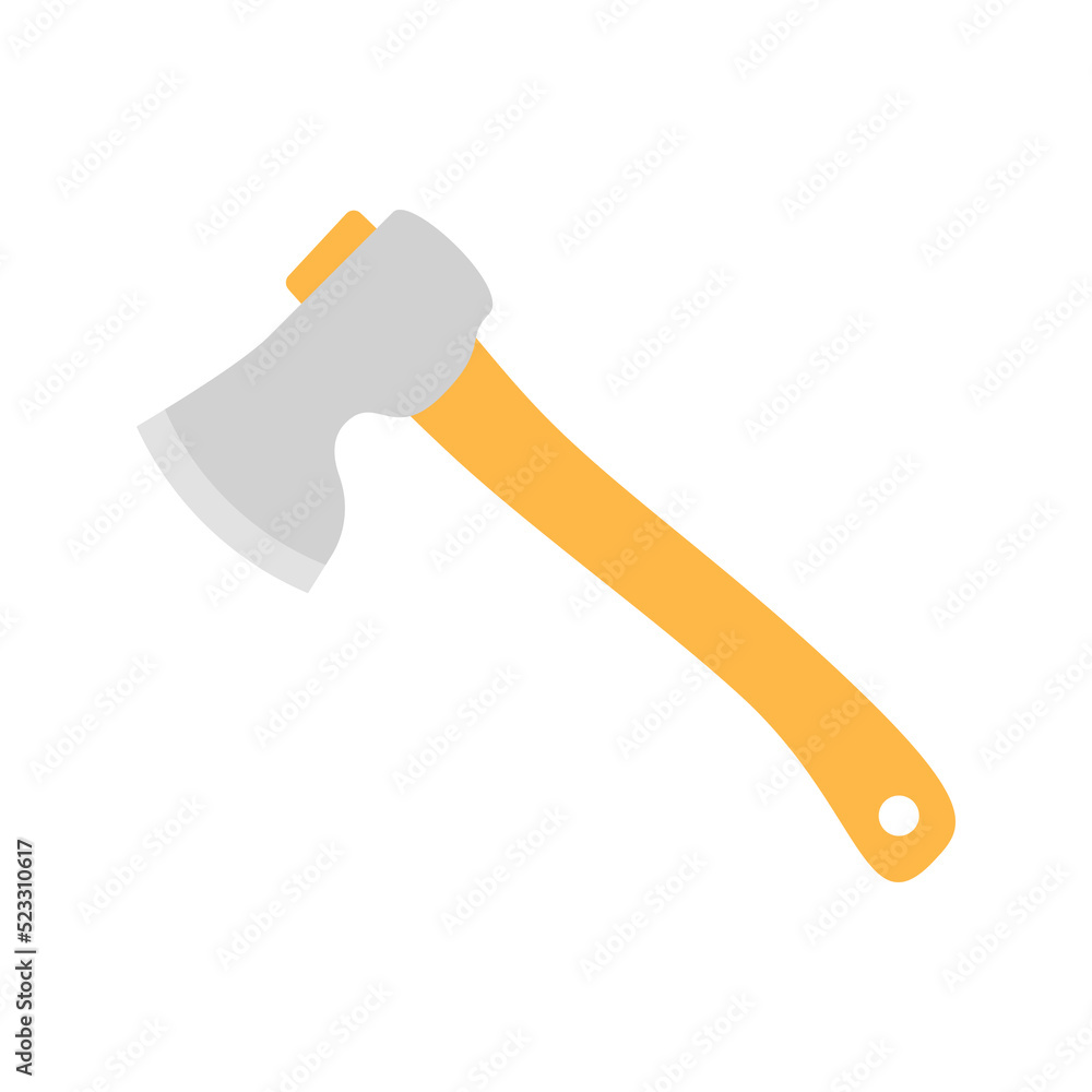 Axe isolated on white background Axe isolated on white background