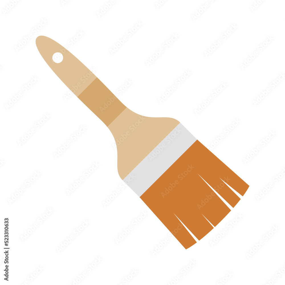 Paint brush isolated on white background Paint brush isolated on white background