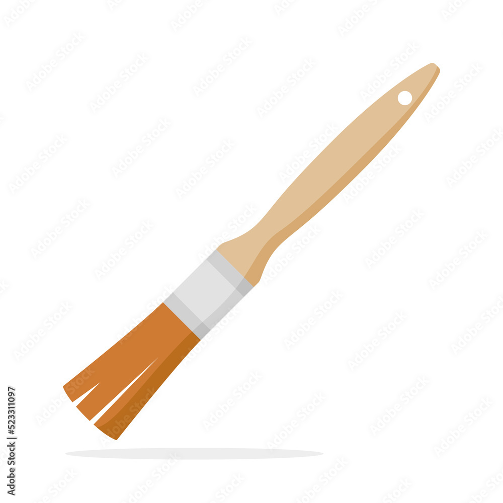 Paint brush isolated on white background Paint brush isolated on white background