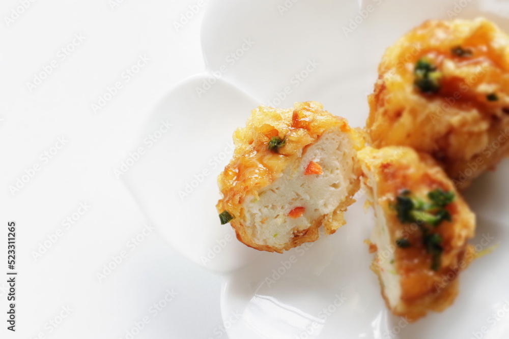 Chinese Food, tofu and fish cake for Yum cha Dumpling Dim Sum food Chinese Food, tofu and fish cake for Yum cha Dumpling Dim Sum food