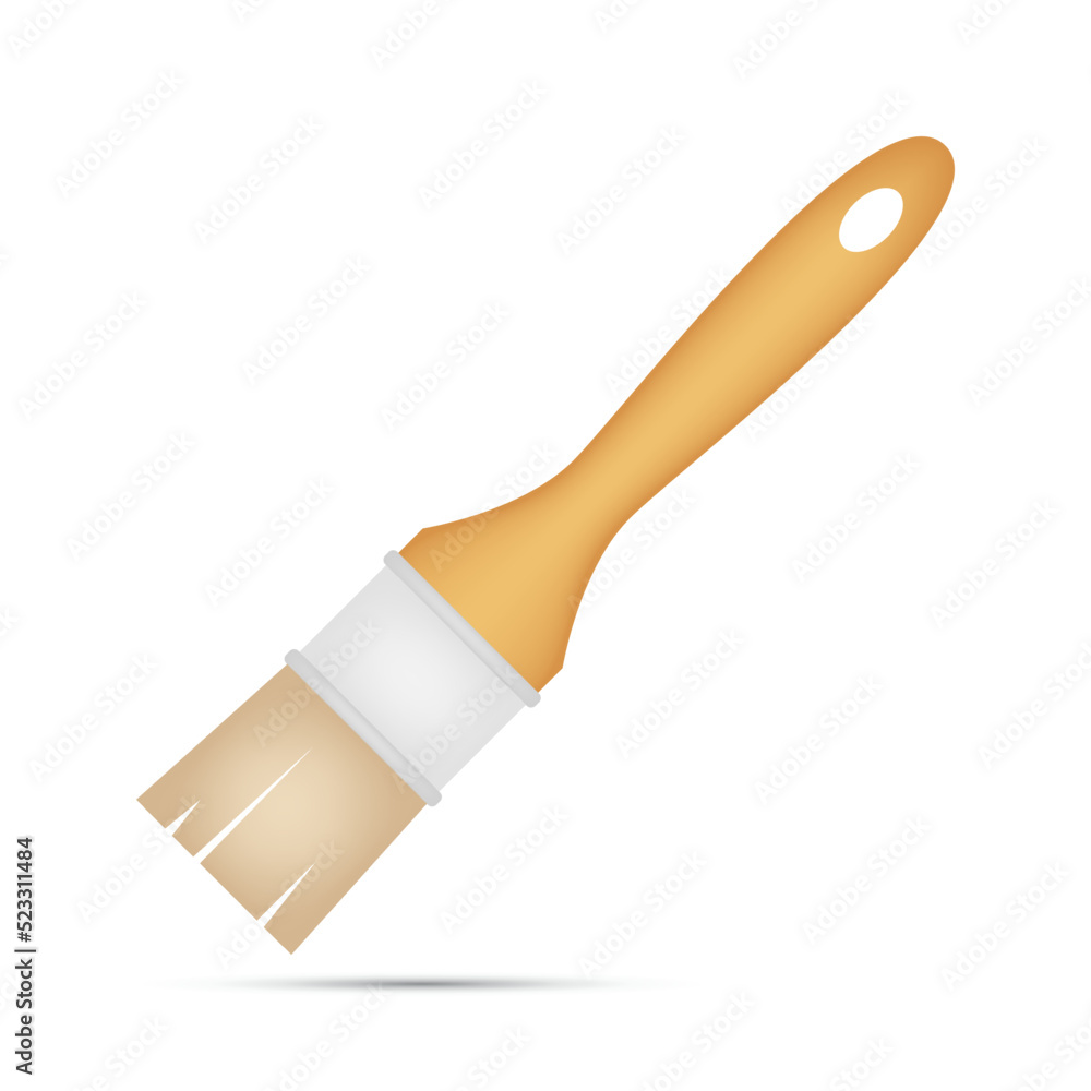 Paint brush isolated on white background Paint brush isolated on white background