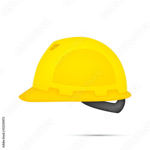 Safety helmet isolated on white background