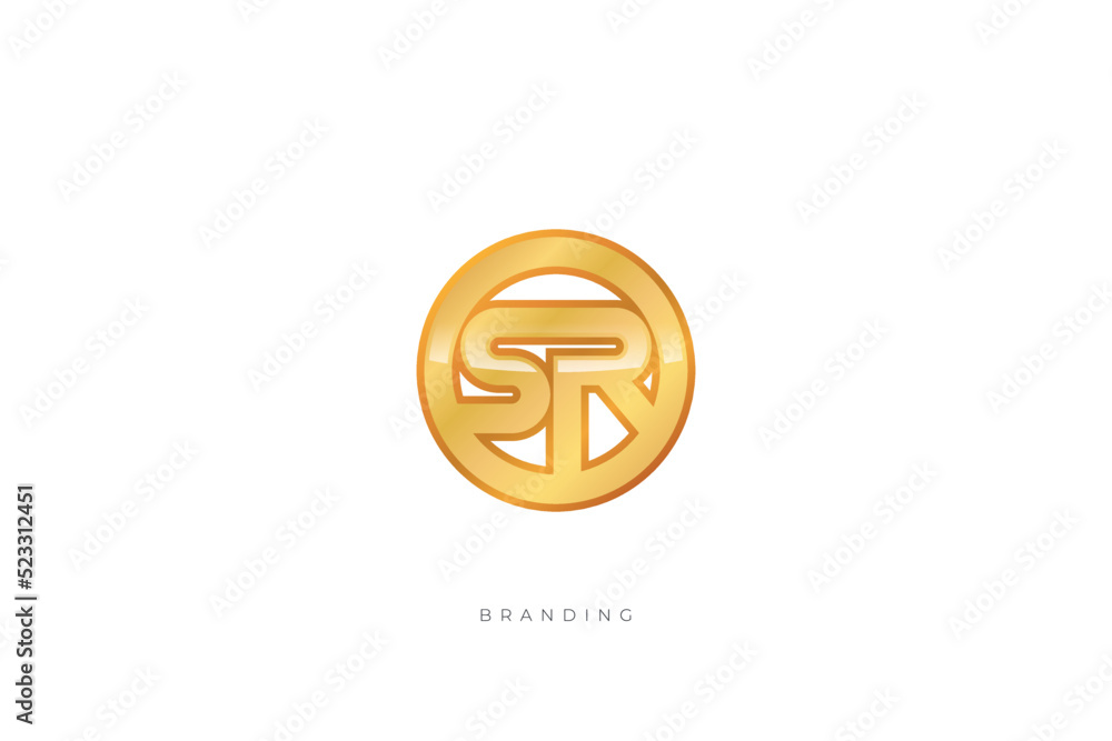 S Letter SR Monogram Logo Concept S Letter SR Monogram Logo Concept