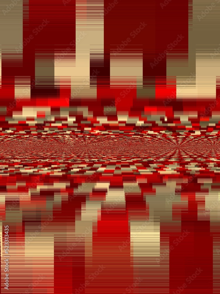 Fototapeta premium creative red and beige textured pattern
