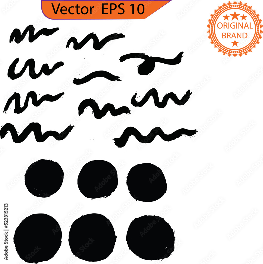 Black paint, ink brush strokes, brushes, lines set. Ink brush strokes bundle. Ink swoosh. Vector paintbrush set. Original textures Black paint, ink brush strokes, brushes, lines set. Ink brush strokes bundle. Ink swoosh. Vector paintbrush set. Original textures