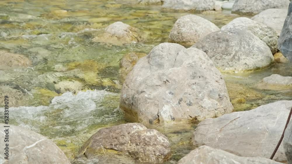 A small mountain river A small mountain river