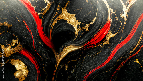 Fototapeta Naklejka Na Ścianę i Meble -  Swirls of marble or the ripples of agate. Liquid marble texture. Fluid art. abstract waves skin wall luxurious art ideas.