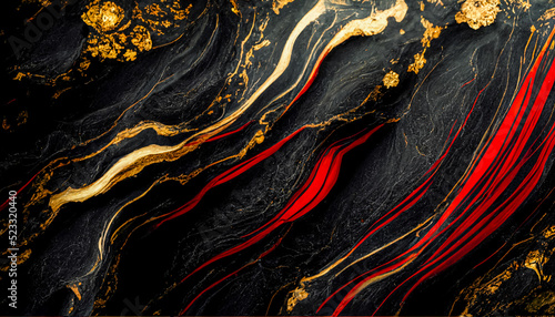 Fototapeta Naklejka Na Ścianę i Meble -  Swirls of marble or the ripples of agate. Liquid marble texture. Fluid art. abstract waves skin wall luxurious art ideas.
