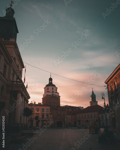 Lublin at dusk