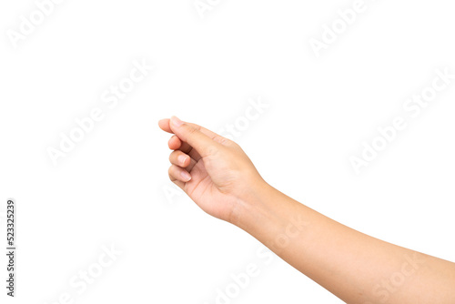 Tableau sur toile hand pick up empty