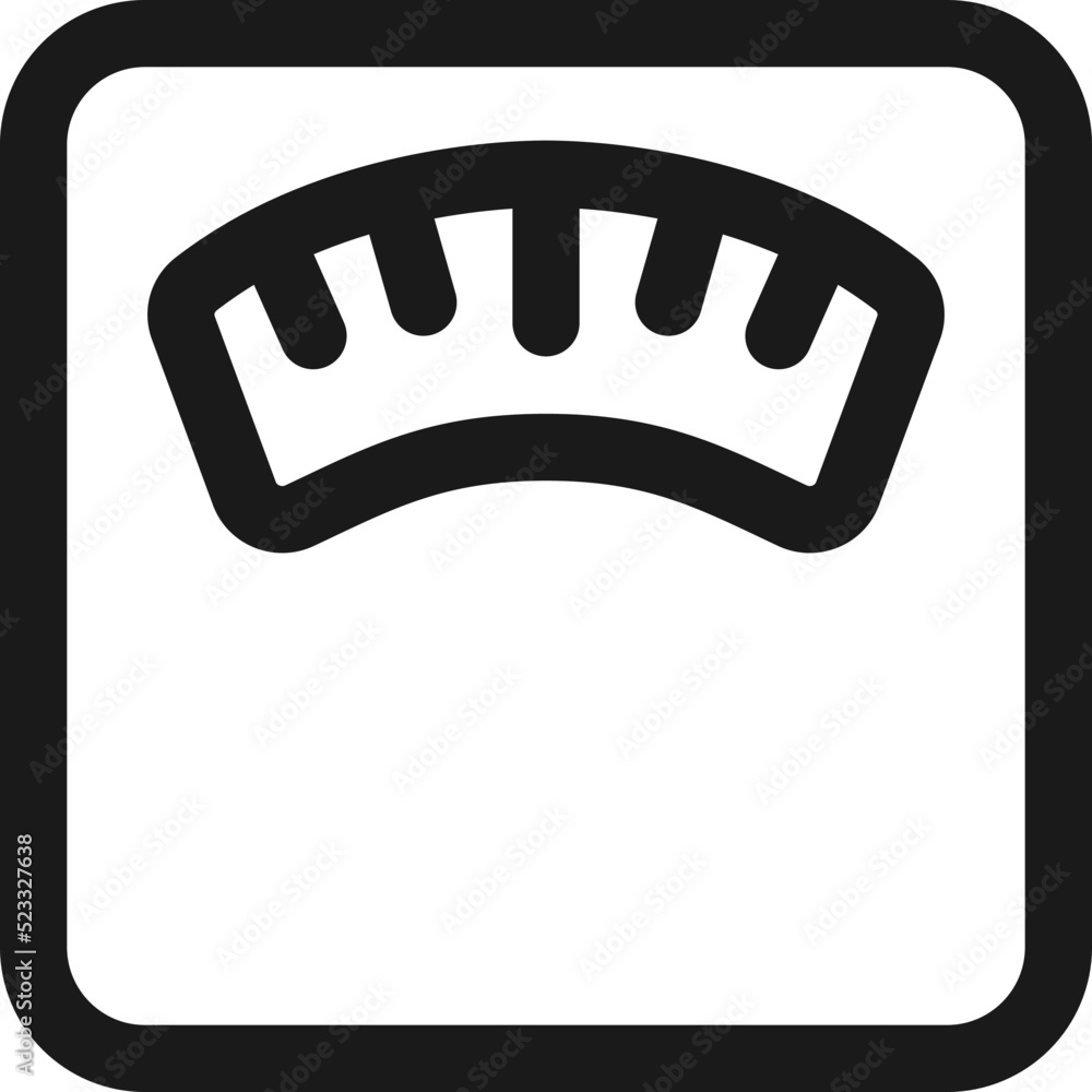 体重計のアイコンのイラスト Stock Vector | Adobe Stock