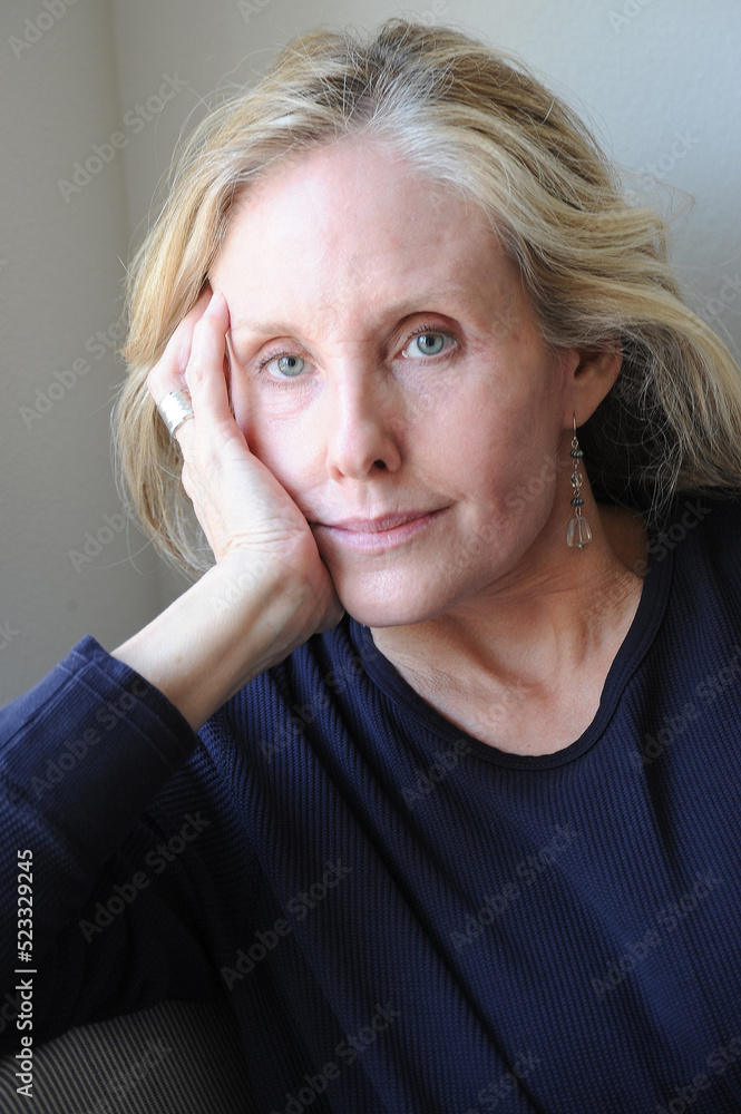 Mature female blond beauty expressions. Mature female blond beauty expressions.