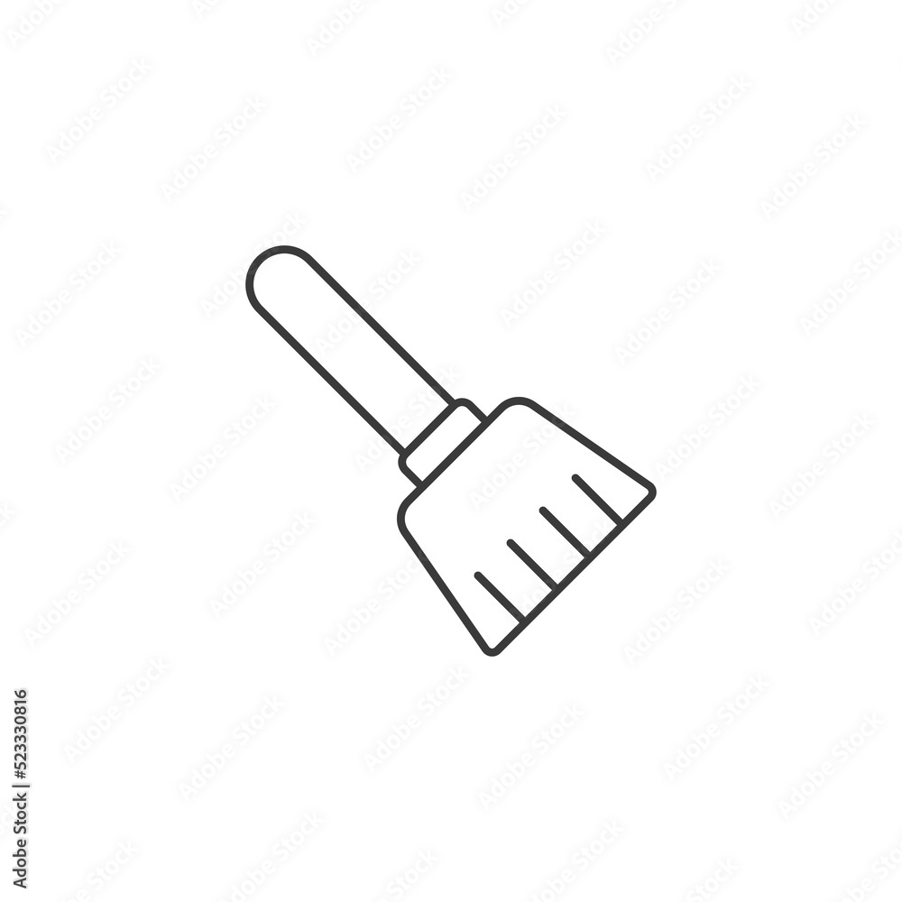 broom icon on white background, cleaning with Broom broom icon on white background, cleaning with Broom