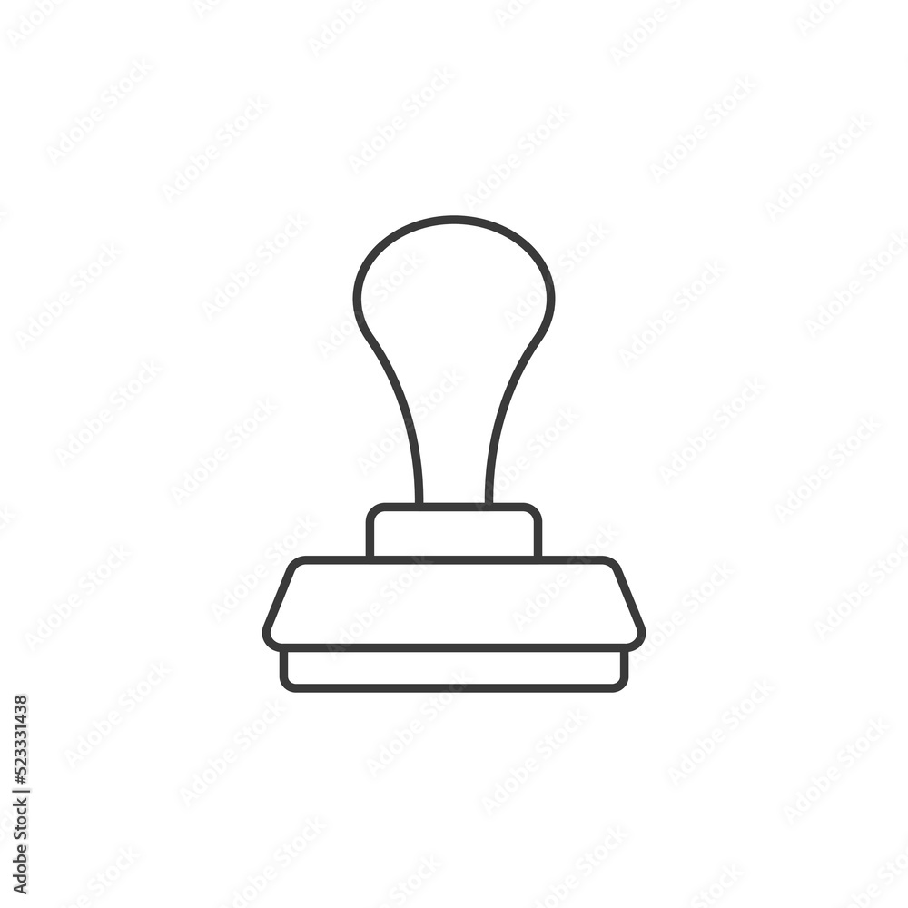 stamps icon vector on white background, stamps trendy line icons from Social collection, stamps vector illustration stamps icon vector on white background, stamps trendy line icons from Social collection, stamps vector illustration