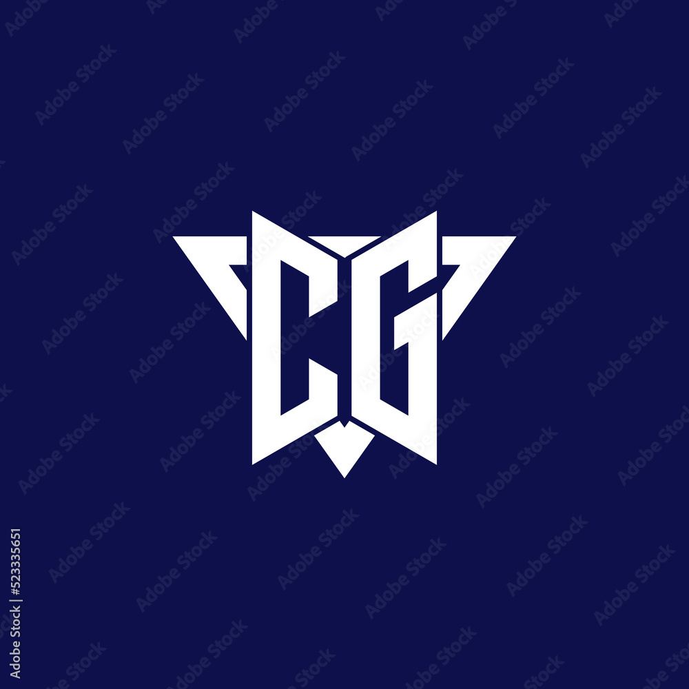 Initial Letter C G Tringale Design Logo Initial Letter C G Tringale Design Logo