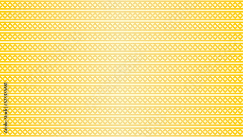 Abstract golden crossed zig zag pattern. 
