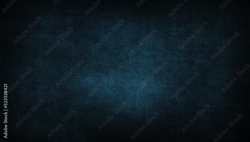 Abstract dark navy Blue painting texture background, Vintage grunge dark blue backdrop for aesthetic creative design