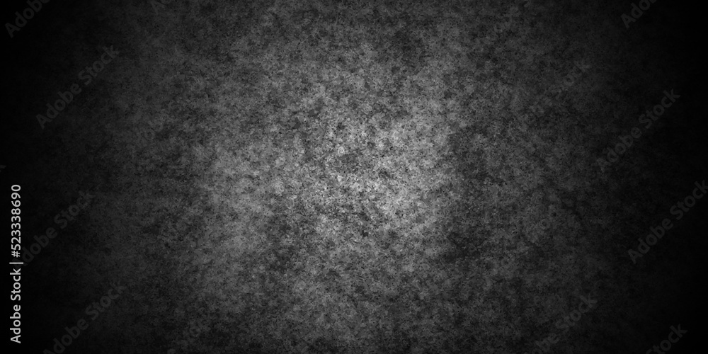 Dark black grunge cracked textured concrete backdrop background. Panorama dark grey black slate background or texture. Vector black concrete texture. Stone wall background.
Dark black grunge cracked textured concrete backdrop background. Panorama dark grey black slate background or texture. Vector black concrete texture. Stone wall background.