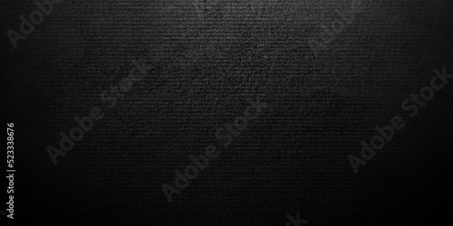 Blackchalk board and Black stone concrete grunge bacdrop texture background anthracite panorama. Panorama dark grey black slate background or texture.   © MdLothfor