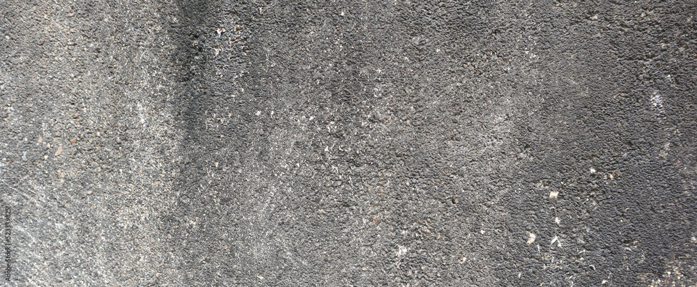 Texture of old gray concrete wall for background, Hard Black Background