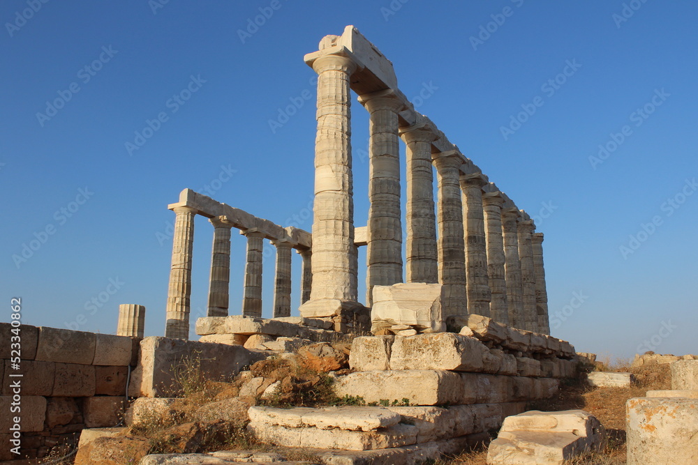 ruins of the greek temple