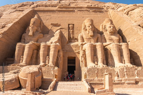 Obraz na plátne Abu Simbel, Temple of Ramses II, Egypt