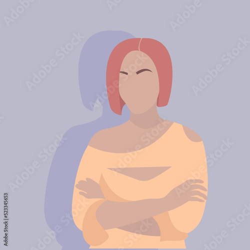 model crossed arms