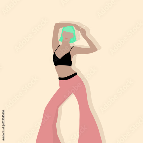 model pose