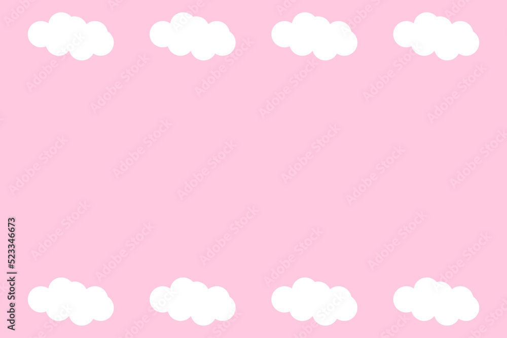 pastel color background with clouds