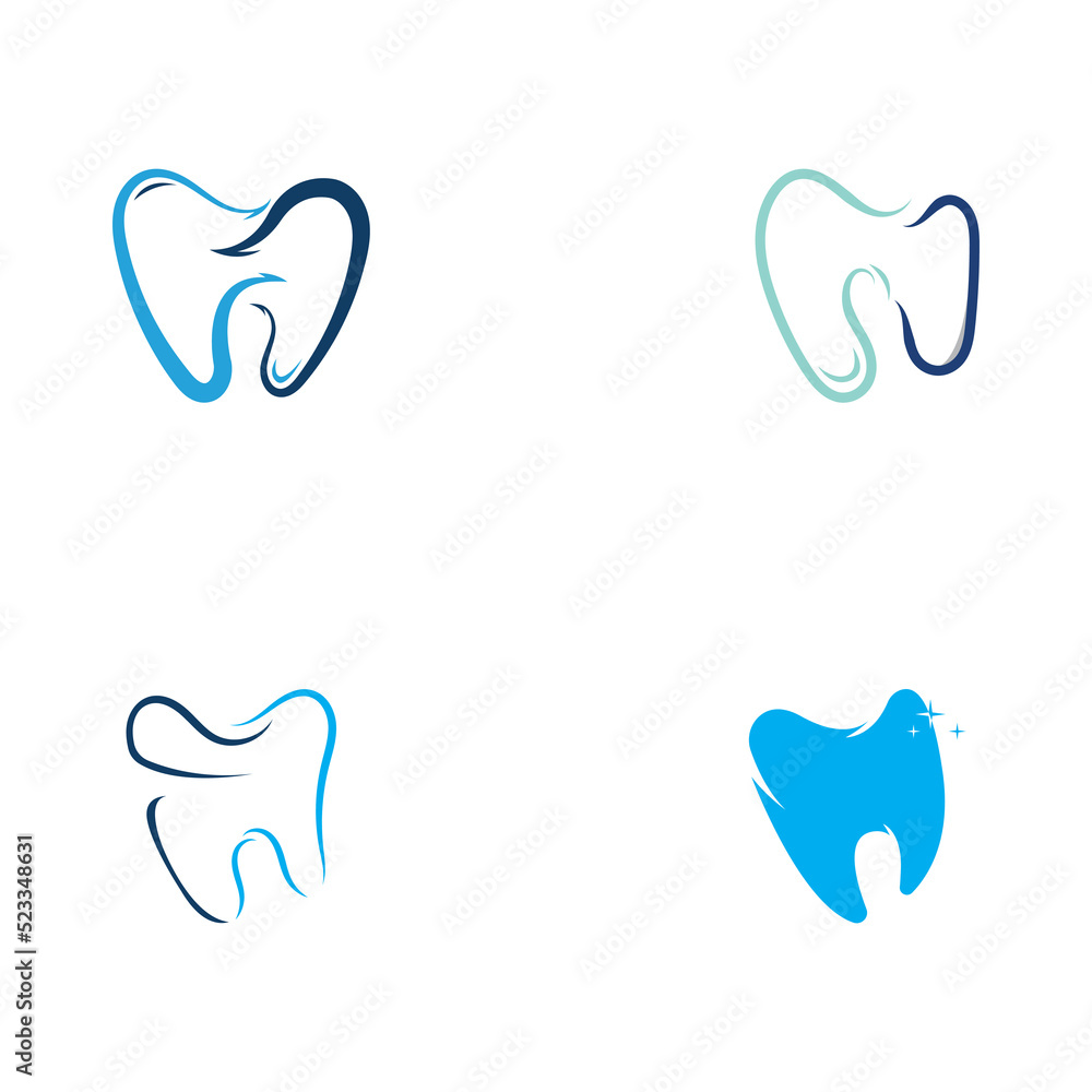Dental logo Template vector illustration Dental logo Template vector illustration