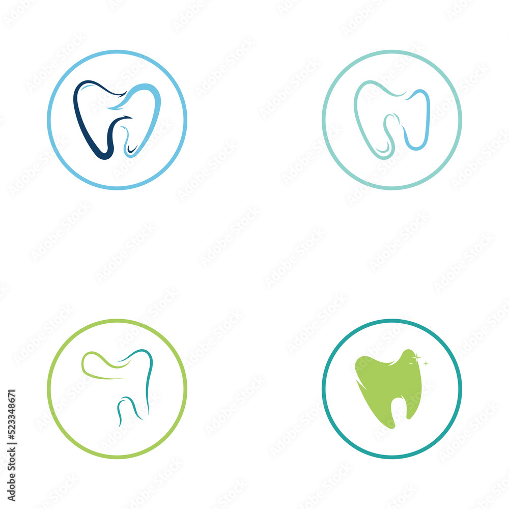 Dental logo Template vector illustration Dental logo Template vector illustration