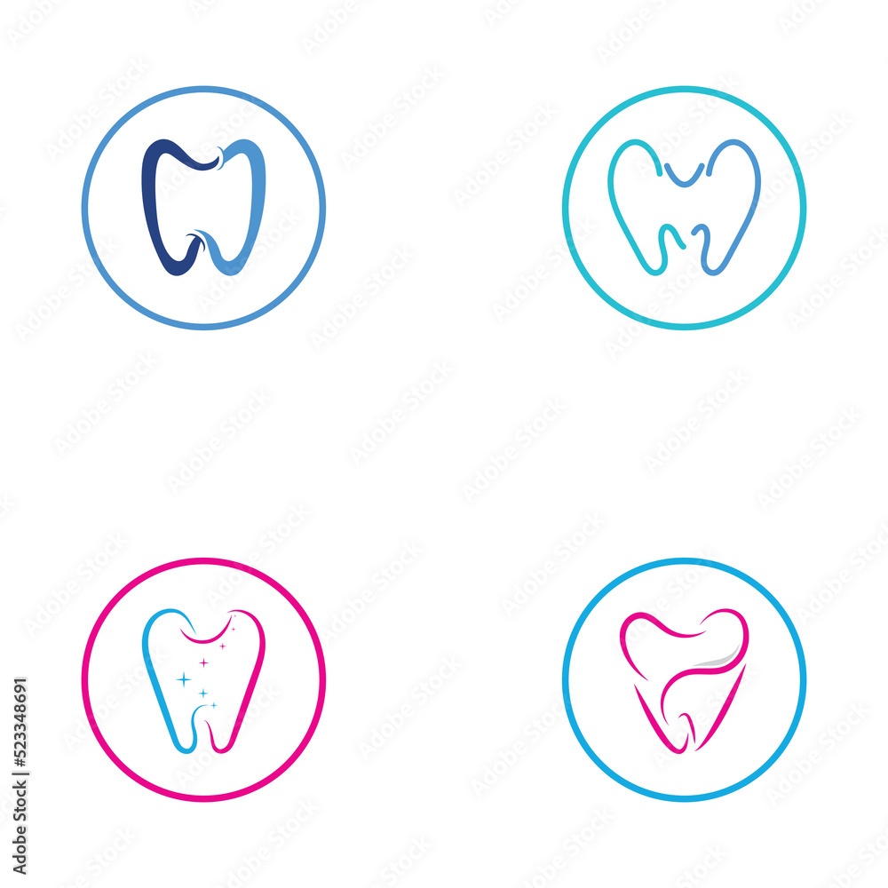 Dental logo Template vector illustration Dental logo Template vector illustration