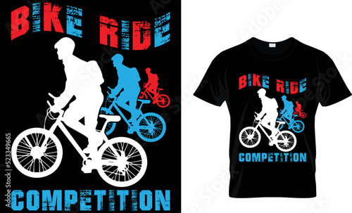 Bike ride competition...T-shirt design