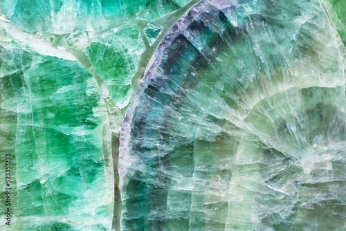 Quadro su tela Green Fluorite precious stone