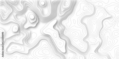 Abstracts Topographic map lines, contour background, Vector contour topographic map background. Topography and geography map grid abstract backdrop, Luxury black abstract line art.