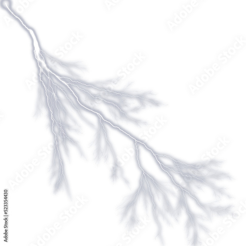 Lightning isolated on transparent background png magic light abstract lines realistic natural lightning  