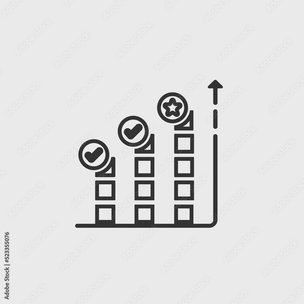 financial business investment profit growth icon financial business investment profit growth icon