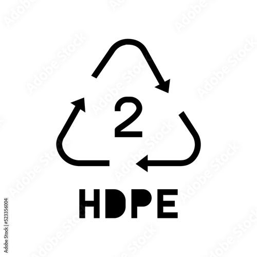 hdpe recycle plastic product glyph icon vector. hdpe recycle plastic product sign. isolated symbol illustration
