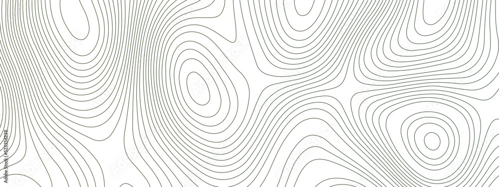 Abstract design with black and white background pattern with vector design . Modern design with white Background of the topographic map. Topographic map lines, contour background. Geometric background