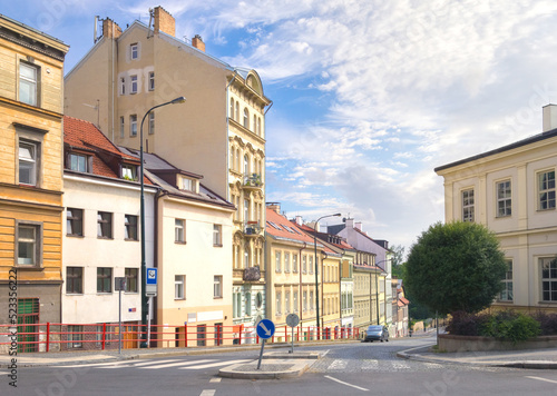 Katerinska Street in Prague. Czech Republic photo