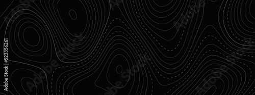 Topographic map background concept. Topo contour map. Rendering abstract illustration. Vector abstract illustration. Geography concept. paper texture design .Imitation of a geographical map .