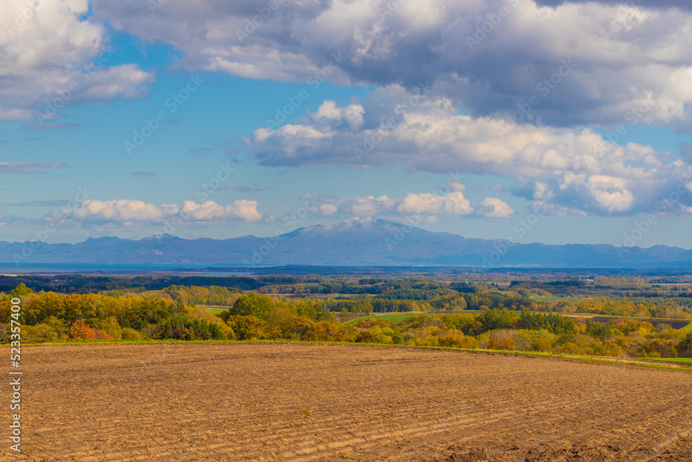 Obraz premium 美しい北海道の秋の景色